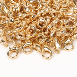 10/12/14/16mm 100pcs Metal Lobster Clasps Hooks Silver/Gold/Rhodium/Gun Black/Bronze Lobster Clasps Hooks For Jewelry Making Finding DIY Necklace