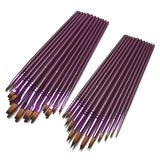 Fine Paint Brush Set (12 Pcs)