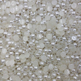 6mm Semi-Rounded Acrylic Imitation Pearls (300 Pcs)