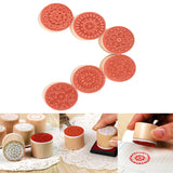 Retro Flower Stamps (6 pcs)