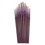 Fine Paint Brush Set (12 Pcs)