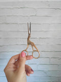 Golden Sewing Scissors (2 Pcs)