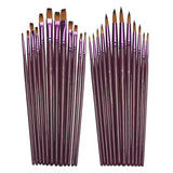 Fine Paint Brush Set (12 Pcs)