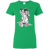 Wire-haired Dachshund Cotton Ladies'  T-Shirt