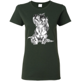Wire-haired Dachshund Cotton Ladies'  T-Shirt