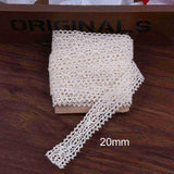 5m Ivory Cream Lace Fabric