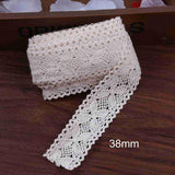 5m Ivory Cream Lace Fabric
