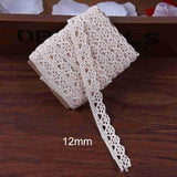 5m Ivory Cream Lace Fabric