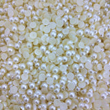 6mm Semi-Rounded Acrylic Imitation Pearls (300 Pcs)