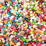 6mm Semi-Rounded Acrylic Imitation Pearls (300 Pcs)