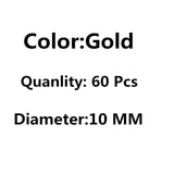 Plated Alloy Hollow Beads Charms