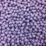 8mm Bright Shiny Round Acrylic Beads (100 Pcs)