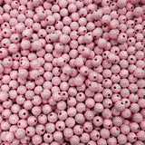 8mm Bright Shiny Round Acrylic Beads (100 Pcs)