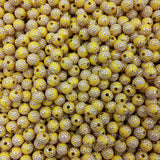 8mm Bright Shiny Round Acrylic Beads (100 Pcs)