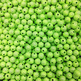 8mm Bright Shiny Round Acrylic Beads (100 Pcs)