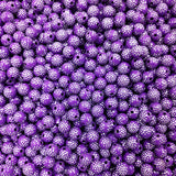 8mm Bright Shiny Round Acrylic Beads (100 Pcs)