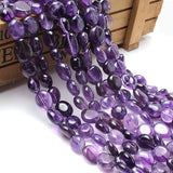 Natural Stone Beads 8-10mm Irregular Agate Jasper Quartz Gemstone Beads For Jewelry Making 15in