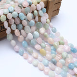 Natural Stone Beads 8-10mm Irregular Agate Jasper Quartz Gemstone Beads For Jewelry Making 15in