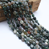 Natural Stone Beads 8-10mm Irregular Agate Jasper Quartz Gemstone Beads For Jewelry Making 15in