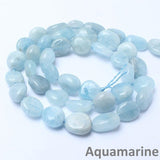 Natural Stone Beads 8-10mm Irregular Agate Jasper Quartz Gemstone Beads For Jewelry Making 15in