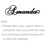 Personalized Name Crown Necklace Stainless Steel Charm Custom Name Jewelry Any Name Lots Of Font Style To Choose For Girls Kids