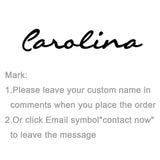Personalized Name Crown Necklace Stainless Steel Charm Custom Name Jewelry Any Name Lots Of Font Style To Choose For Girls Kids