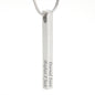 Vertical Bar Necklace Personalized