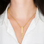 Vertical Bar Necklace Personalized