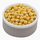 Plated Alloy Hollow Beads Charms