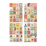 Vintage Paper Stickers (4 Sheets x 80 Pcs)