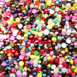 6mm Semi-Rounded Acrylic Imitation Pearls (300 Pcs)