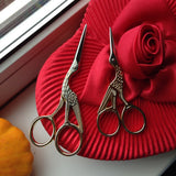 Golden Sewing Scissors (2 Pcs)