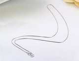 14"-32" Thin Slim Real 925 Sterling Silver Octagon Snake Chains Necklace Women Kids Girls Jewelry Kolye Colier 35-80cm 0.75mm