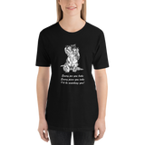 Dachshund Funny t-shirt Wirehaired Doxie Short-Sleeve Unisex T-Shirt