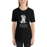 Dachshund Funny t-shirt Wirehaired Doxie Short-Sleeve Unisex T-Shirt