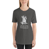 Dachshund Funny t-shirt Wirehaired Doxie Short-Sleeve Unisex T-Shirt