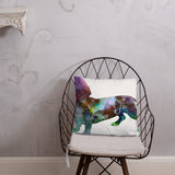 Dachshund Art Throw Pillow Soft Polyester (Pillow only)