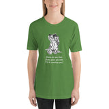 Dachshund Funny t-shirt Wirehaired Doxie Short-Sleeve Unisex T-Shirt