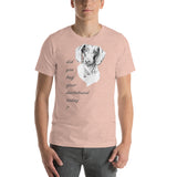 Curious Funny Dachshund T-Shirt Short-Sleeve Unisex