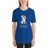 Dachshund Funny t-shirt Wirehaired Doxie Short-Sleeve Unisex T-Shirt