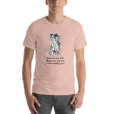 Dachshund Funny t-shirt Wirehaired Doxie Short-Sleeve Unisex T-Shirt
