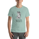 Dachshund Funny t-shirt Wirehaired Doxie Short-Sleeve Unisex T-Shirt