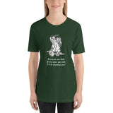 Dachshund Funny t-shirt Wirehaired Doxie Short-Sleeve Unisex T-Shirt