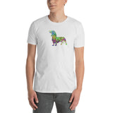 Dachshund Art Short-Sleeve Unisex T-Shirt. Men, Women T shirt.
