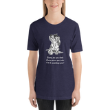 Dachshund Funny t-shirt Wirehaired Doxie Short-Sleeve Unisex T-Shirt