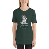 Dachshund Funny t-shirt Wirehaired Doxie Short-Sleeve Unisex T-Shirt