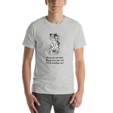 Dachshund Funny t-shirt Wirehaired Doxie Short-Sleeve Unisex T-Shirt
