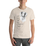 Curious Funny Dachshund T-Shirt Short-Sleeve Unisex
