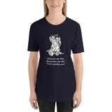 Dachshund Funny t-shirt Wirehaired Doxie Short-Sleeve Unisex T-Shirt
