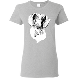 Dachshund Cotton Ladies' T-Shirt